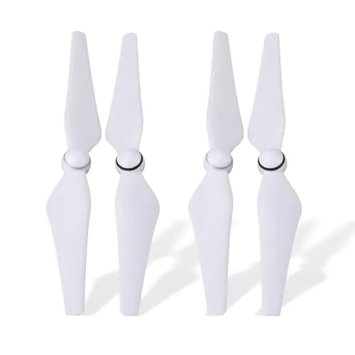 Propeller Set, 4 Stück selbstsichernde Drohnen Propeller für 4/4 Pro, Ersatzpropeller aus Kunststoff mit guter Balance