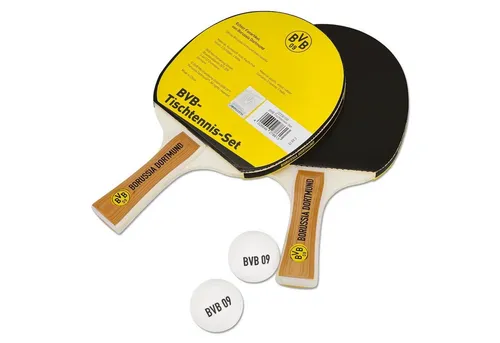 BVB Tischtennisschläger Set mit Tasche von BVB