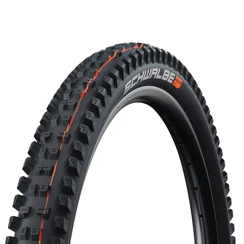 Schwalbe Tacky Chan Evo 29'' - Hochleistungs-Fahrradreifen - Downhillreifen 29'' x 2,40'' für Bestzeiten und Wettkämpfe, E-Bike-Ready und Tubeless-Ready für optimales Fahrverhalten im Mountainbike-Bereich.