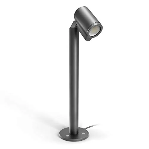 Steinel LED Strahler Spot Way N, 7,86 W mit Dämmerungsautomatik - Lampen mit 512 lm Helligkeit, ideal für Einfahrten und Gartenwege. Die integrierte Dämmerungsautomatik sorgt für automatisches Licht bei Dunkelheit.