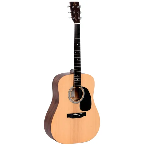 Sigma Guitars DM-ST - Hochwertige Akustikgitarre - Gitarren, ST Series mit massiver Sitka-Fichtendecke und Mahagoni-Korpus, ideal für warmen Klang und angenehmes Spielgefühl.