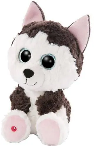 Glubschis Husky Barkley 25cm - Kuscheliger Plüschfreund mit glitzernden Augen, perfekt für kleine Tierliebhaber und zum Sammeln!