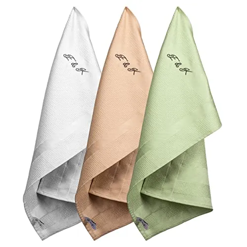 Edison & King Geschirrtücher im 3er-Pack aus Mikrofaser (60cm x 40cm)