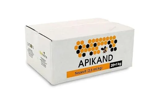 Bienenfutter - Zucker-Teig - Zucker-Paste - Landwirtschaftliches Zubehör - Natürliche Produkte - Imkerei - Honig - Bienenhaltung - Bee Fonda - Nozevit (2,5ml/kg) - 20 x 1kg