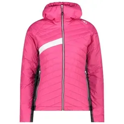 CMP Damen Jacke Woman Jacket Fix Hood 32Z4236 - Funktionsjacke mit fester Kapuze, ideal für Outdoor-Aktivitäten. Bequemer Schnitt und hochschließender Kragen bieten zusätzlichen Schutz.