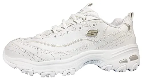 SKECHERS D ́Lites-Fresh Start Damen Sneaker - Sportliche Halbschuhe mit Bio-Dri-Ausstattung und Skechers Air-Cooled Memory Foam für optimalen Tragekomfort. Ideal für Freizeit und Alltag.