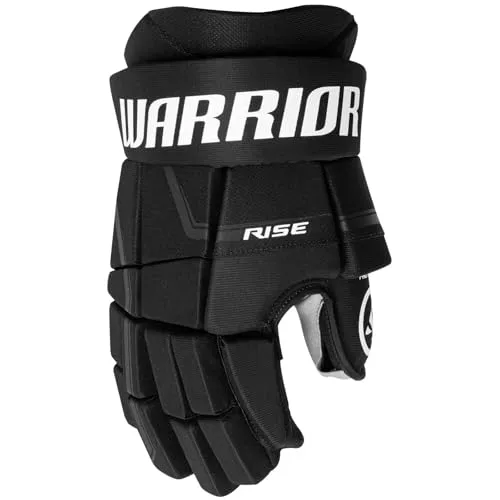 Warrior Rise Handschuhe Senior, Größe:14 Zoll, Farben:Schwarz