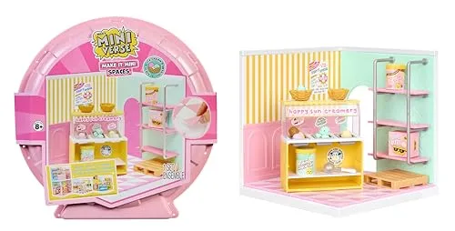 MGA's Miniverse Make It Mini Spaces Ice Cream Shop - Inklusive 1 Packung, BAU-Set, DIY, Bastelei, Für Sammler & Kinder ab 8 Jahren, Nicht ESSBAR
