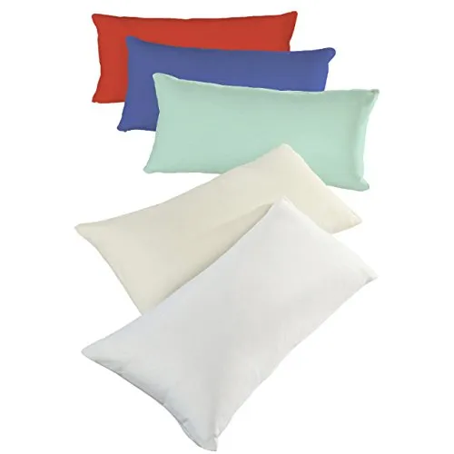 G Bettwarenshop Bezug für Seitenschläferkissen 40x140 cm Aqua, ca. 40x140 cm