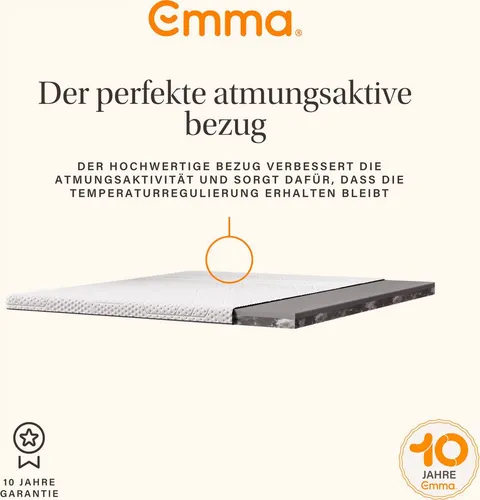Produktbild Emma Topper 9 cm hoch – Kaltschaum für besten Schlafkomfort