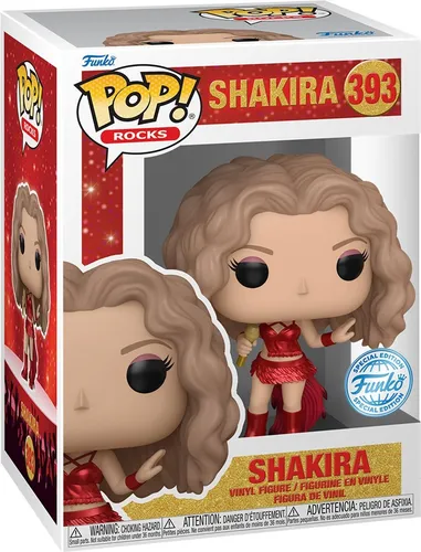 Gadget - Shakira: Funko Pop! Rocks - Shakira (Super Bowl) (Vinyl Figure 393) -D-