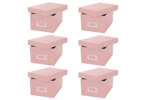 Goldbuch Fotobox Set - 6er Goldbuch Fotobox Bella Vista Lachs je 700 Fotos 10x15 8558