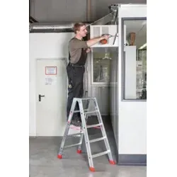 Euroline Alu-Stufenstehleiter Nr. 30577 2x4 von euroline