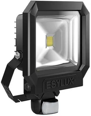Esylux EL10810282 LED-Strahler 50W 5000K AFL SUN schwarz - Hochwertiger LED-Strahler mit integriertem Bewegungsmelder, 5400 lm Lichtstrom und IP65 Schutzart. Ideal für Außenanwendungen, langlebig mit 25.000 h Lebensdauer und energieeffizient.