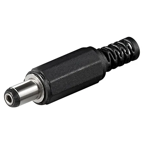 DC-Spannungsversorgungsstecker ø1,5x5,5mm mit Knickschutz