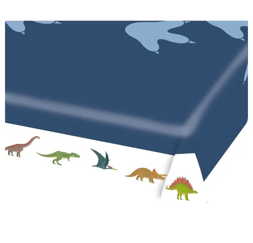 Amscan Tischdecke 'Happy Dinosaurier', Papiertischdecke 115x175cm