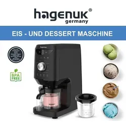 Hagenuk Eiscreme & Dessertmaschine ICM-500.05LB – 800W