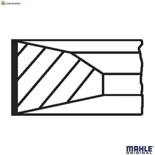 Mahle Kolbenringsatz 001 RS 11119 0N2