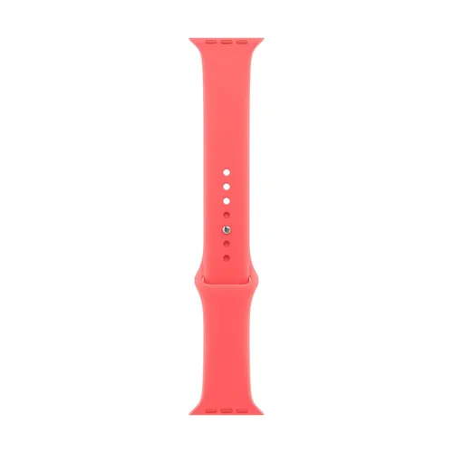 Apple Sportarmband für Smartwatch - Guavepink - Stylisches Sportarmband für die Apple Watch (46 mm) aus langlebigem Fluorelastomer. Ideal für aktive Nutzung, bietet hohen Tragekomfort und eine sportliche Optik.