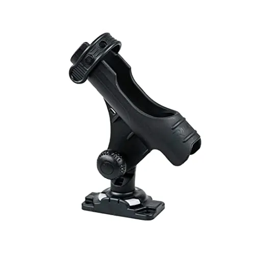 RAILBLAZA ND-243 Rod Holder R ONLY Negro - Rutenhalter, stabil und vielseitig einsetzbar für Angler, ideal für Boots- und Uferangeln.