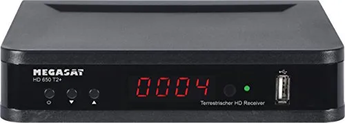 Megasat HD-Stick-650T2 DVB-T/T2 + FTA-Receiver in schwarz von Megasat