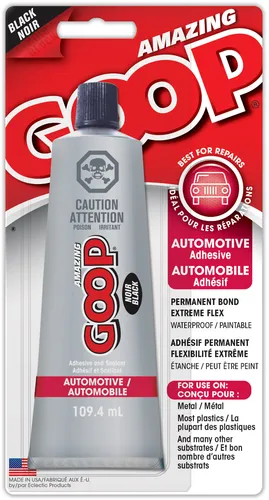Amazing Goop Automotive BLACK 109.4ml Abrasion Resistant Waterproof Adhesive