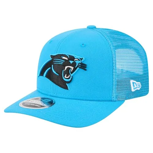 New Era 9Seventy Trucker Snapback Cap - Carolina Panthers - Stylische Herren Snapback Cap in Sky Blue, perfekt für den Sommer. Aus 100% Polyester, ideal für Freizeitaktivitäten und sportliche Anlässe.