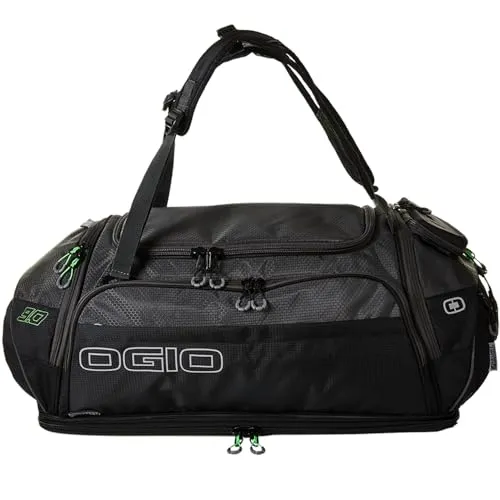 Ogio Endurance 9.0 Einkaufstasche Black/Charcoal 59 L - Sportlicher Rucksack für Athleten, mit stoßfestem Panzerfach und belüftetem Nass-Trocken-Stauraum für optimale Organisation Ihrer Ausrüstung.