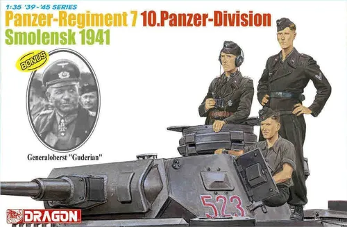Dragon 500776655 - Panzer-Regiment 7 10.Panzer-Division 1:35