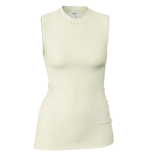 HERMKO 40100 Damen Top, Blazershirt aus Merinowolle/Tencel, Farbe:Natur, Größe:44/46 (L)