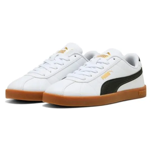 PUMA CLUB II SL JR Sneaker in Weiß, 38 EU - Sportliche Sneaker für Kinder in Größe 38, mit hochwertigem Synthetik-Obermaterial und runder Schuhspitze für optimalen Tragekomfort.