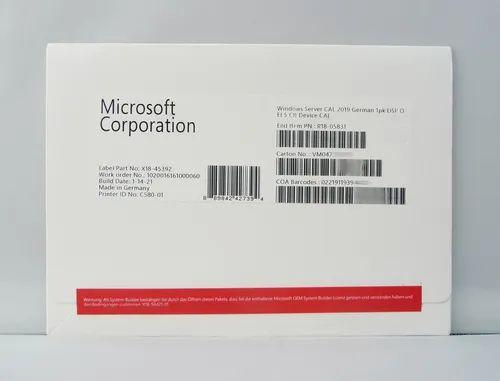 CAL für Microsoft Windows Server 2019 Standard 5