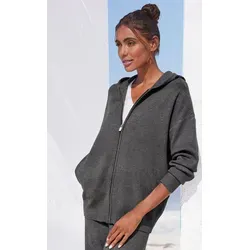 Elbsand Damen Strickjacke - Strickjacke für Damen aus weichem, elastischem Material mit Reißverschluss und langen Ärmeln. Hoher Viskose-Anteil sorgt für besonderen Tragekomfort.