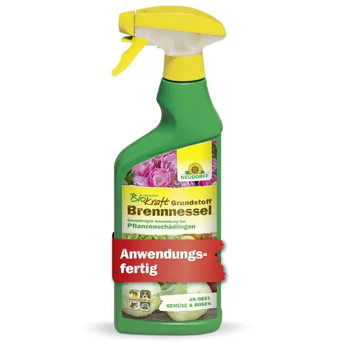 Neudorff Unkrautbekämpfungsmittel BioKraft Grundstoff Brennnessel AF - 500 ml, effektiv gegen Unkraut in Obst- und Gemüsekulturen sowie Zierpflanzen