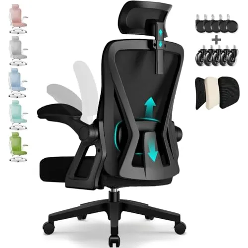 Airchros Ergonomischer Bürostuhl mit Kopfstütze und Armlehnen