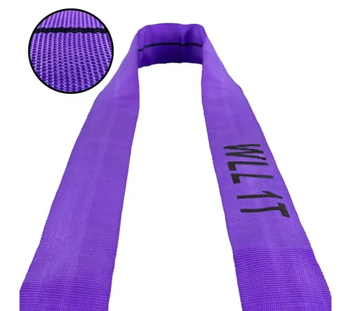 MCS CARGO SECURITY Zurrgurt Rundschlinge rund, 1000 kg, 1 m, Hebeschlinge, lila (1-St)