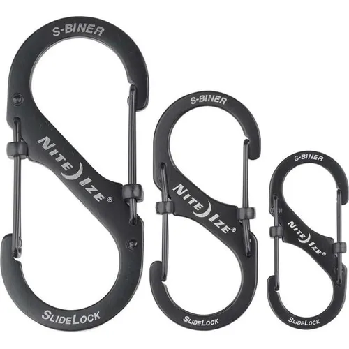 Nite Ize Karabiner NI-LSBC-01-R6 3 St. (NI-LSBC-01-R6) in schwarz von Nite Ize