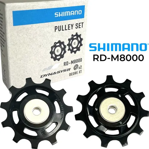 Shimano Fahrrad Schaltwerk Ersatz Schaltrollensatz Jockey Wheels RD-M8000 Deore