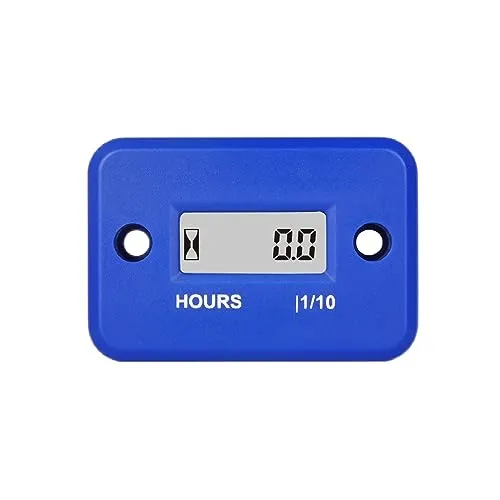 Runleader Digital LCD Maintenance Hour Meter for Small Engine Waterproof