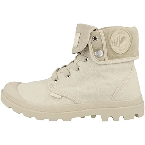 Palladium BAGGY Sneaker Boots für Herren, Beige, Größe 45 EU - Herren-Sneaker aus robustem, ungewaschenem Baumwoll-Canvas, ideal für stilvolle Outdoor-Abenteuer und den urbanen Alltag.