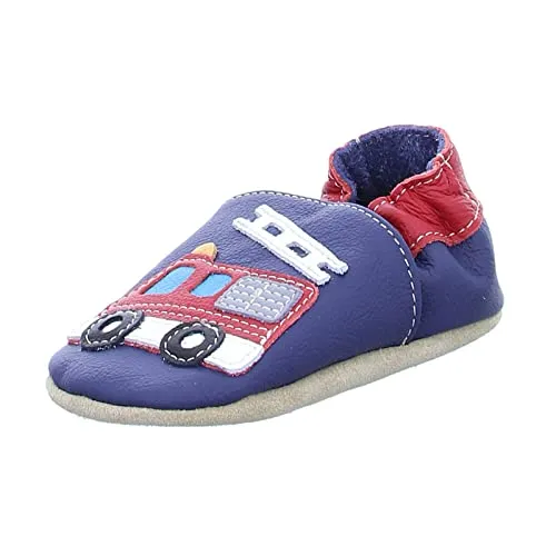 Beck Unisex Baby Brandweer Hausschuhe, Blau, 22/23 EU von Beck