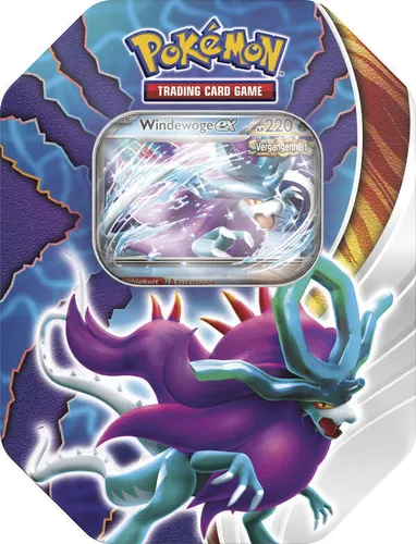Pokémon Tin 112 - Windewoge ex, faszinierende Fusion von Vergangenheit und Zukunft für spannende Spielmomente!