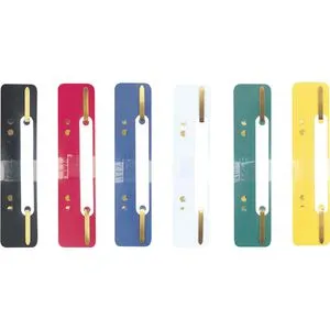 Herlitz 8767402 Heftstreifen kurz Kunststoff, 150 Stück