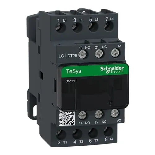 Schneider Electric TeSys D LC1D Leistungsschütz / 24 Vac Spule, 4 -polig 4 Schließer, 690 Vac / 25 A
