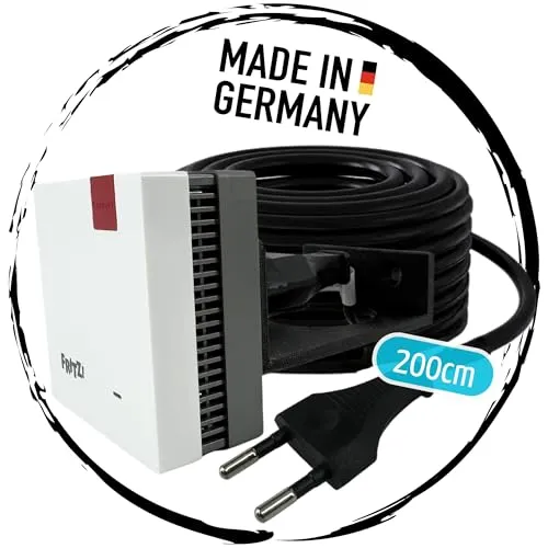 TronicXL Verlängerung/Wandhalterung für W-LAN Repeater - WLAN-Repeater Halterung für Fritz Repeater 600, 1200, 1750E, 2400. Praktisch für besten Empfang, aus hochwertigem Kunststoff, in Deutschland produziert.