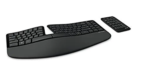 Microsoft Sculpt Ergonomic Wireless Tastatur AZERTY Schwarz