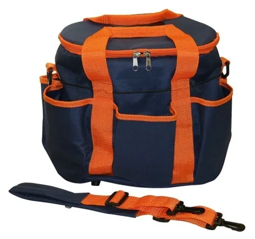 Kerbl Aufbewahrungstasche  marine / orange  Pferdeputztasche Turniertasche
