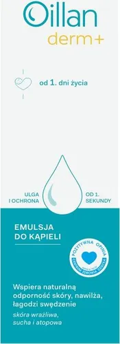 Oillan Derm+ Emulsja do kąpieli, 200 ml