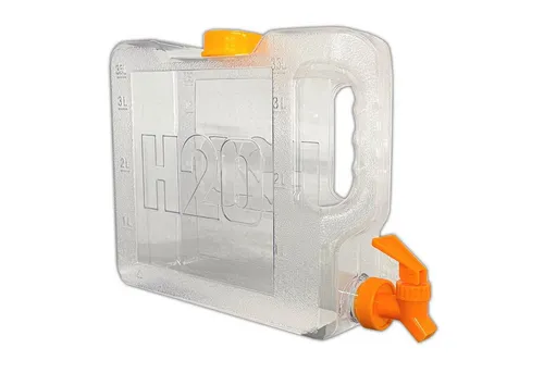 HAC24 Getränkespender Wasserspender Kühlschrank Saft Spender Saftspender Getränke Spender, mit Zapfhahn, 3,5l