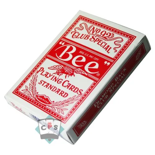 US Playing Card Company - Pokerkarten - BEE Rot